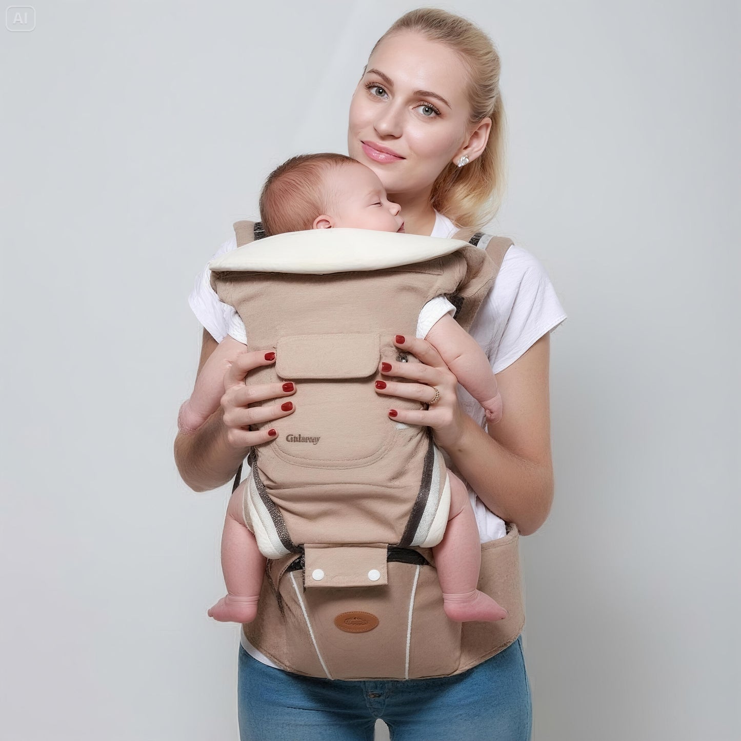Gabesy Ergonomic Baby Carrier + Hipseat