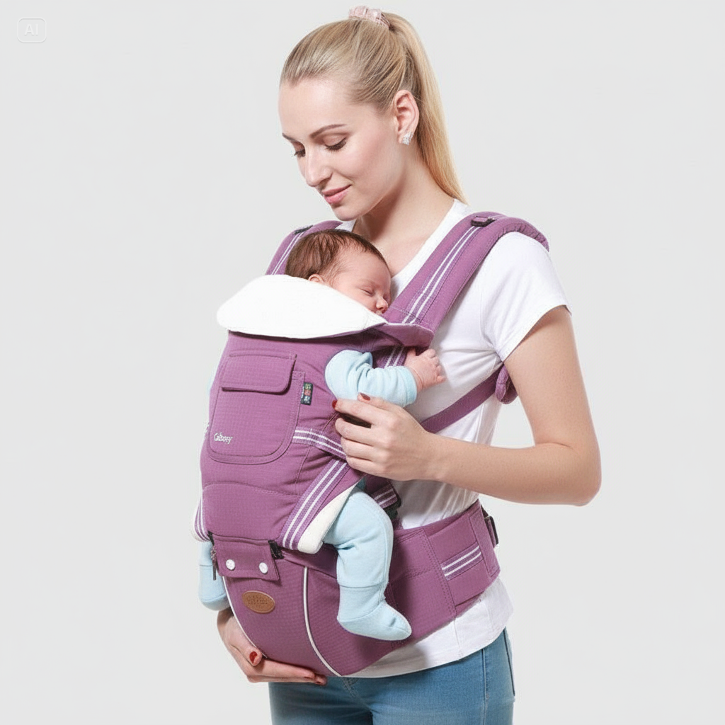 Gabesy Ergonomic Baby Carrier + Hipseat